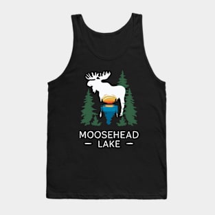 Moosehead Lake Maine. Retro Tank Top